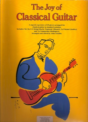 Printed music, guitar, John Zaradin